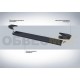 Пороги алюминиевые Rival Black New для Audi Q5 2016-2021