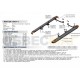 Пороги алюминиевые Rival Black New для Audi Q5 2016-2021
