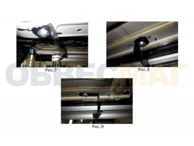 Пороги алюминиевые Rival Black New для Audi Q5 2016-2021