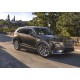 Пороги алюминиевые Rival Black New для Mazda CX-9 2017-2021