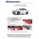 Накладки порогов Rival с надписью 4 штуки для Kia Rio 2017-2021