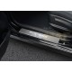 Накладки порогов Rival с надписью 4 штуки для Hyundai Solaris 2017-2021