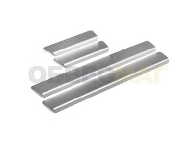Накладки на пороги Rival 4 шт для Subaru XV № NP.5401.3