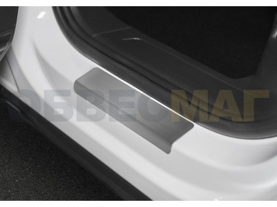 Накладки порогов Rival с надписью 4 штуки для Volkswagen Tiguan 2016-2021