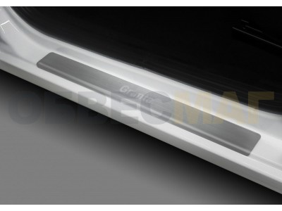 Накладки порогов Rival с надписью 4 штуки для Lada Granta 2011-2021