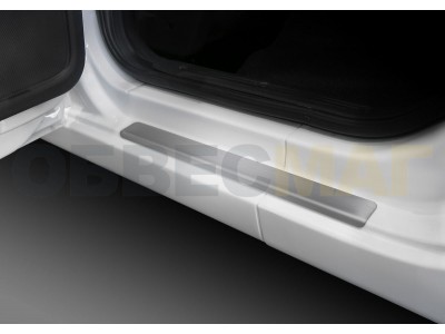 Накладки порогов Rival с надписью 4 штуки для Datsun mi-DO 2015-2021