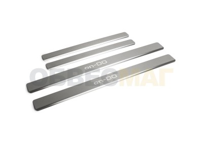 Накладки порогов Rival с надписью 4 штуки для Datsun on-DO № NP.8702.3