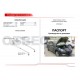 Упоры капота Автоупор 2 штуки для Hyundai Solaris 2010-2017