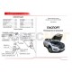 Упоры капота Автоупор 2 штуки для Hyundai Tucson 2015-2021
