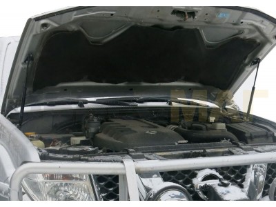 Упоры капота Автоупор 2 штуки для Nissan Navara/Pathfinder 2004-2015