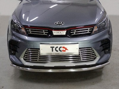 Накладка решетки радиатора верхняя 12 мм 3 шт для Kia Rio X № KIARIOX20-15