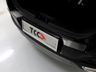 Накладки на задний бампер лист шлифованный 2 шт для Chery Tiggo 8 № CHERTIG820-05
