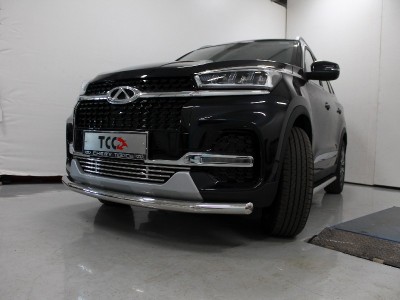 Защита переднего бампера 60 мм для Chery Tiggo 8 № CHERTIG820-15