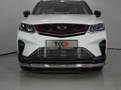 Защита переднего бампера 60 мм для Geely Coolray № GEELCOOL20-24