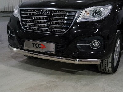 Защита передняя овальная 75х42 мм для Haval H9 № HAVH917-11
