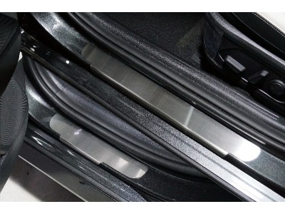 Накладки на пороги лист шлифованный  для Kia K5 № KIAK520-08