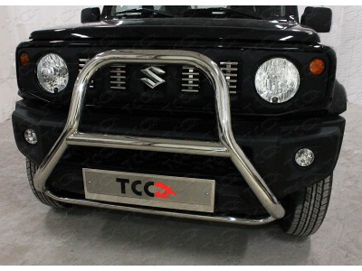 Защита передняя кенгурин высокий 60-75 мм для Suzuki Jimny № SUZJIM19-16