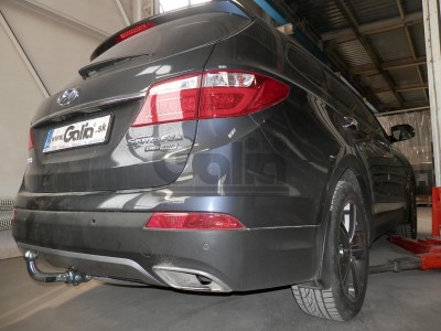 Фаркоп оцинкованный Galia шар C съемный для Hyundai Grand Santa Fe 2014-2021