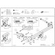 Фаркоп оцинкованный Galia шар A для Mercedes GLK-class X204 2008-2015