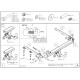 Фаркоп оцинкованный Galia шар BMA съёмный для Subaru Legacy/Outback 2003-2009