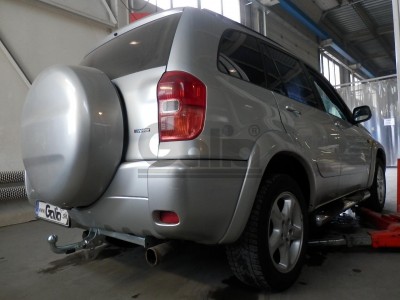 Фаркоп оцинкованный Galia шар A для Toyota RAV4/Chery Tiggo/Vortex Tingo 2000-2014