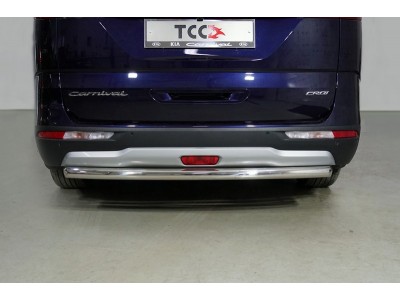 Защита заднего бампера 60 мм для Kia Carnival № KIACAR21-33
