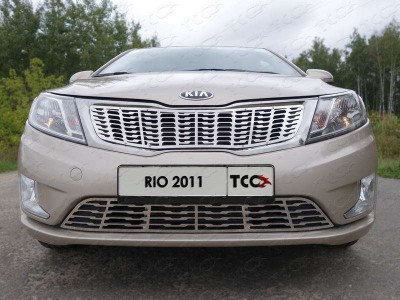 Рамка номерного знака Kia Rio (комплект)