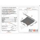 Защита картера двигателя и КПП ALFeco сталь 2 мм. для Lifan Smily 320 2011-2014