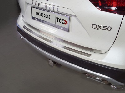 Накладка на заднюю дверь лист шлифованный для Infiniti QX50 № INFQX5018-11