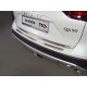 Накладка на задний бампер шлифованный лист надпись Infiniti для Infiniti QX50 2018-2021
