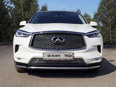 Защита переднего бампера 42 мм для Infiniti QX50 № INFQX5018-22