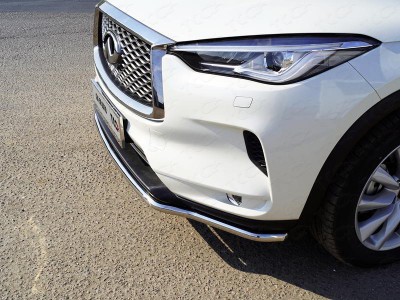 Защита переднего бампера 42 мм для Infiniti QX50 2018-2021