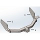 Фаркоп Бизон, тип шара Е, съёмный для Land Rover Discovery 3/4/Range Rover Sport 2005-2016
