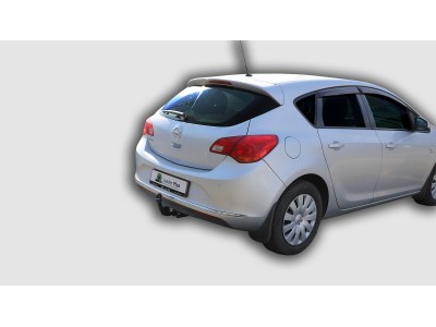 Фаркоп для Opel Astra J хетчбек 2009-2015, Opel Astra J GTC 2012-2018 с условно-съемным креплением шара (на 2 болтах)