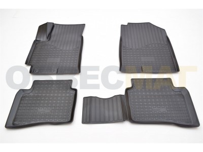 Коврики 3D в салон Norplast полиуретан для Hyundai Solaris № NPA11-C31-380