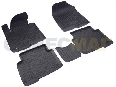 Коврики в салон Norplast полиуретан чёрные 5 мест для Hyundai Santa Fe/Santa Fe Grand № NPA11-C31-520