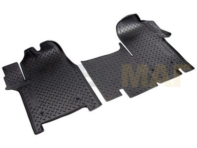Коврики в салон Norplast полиуретан чёрные для Renault Master № NPA11-C69-400
