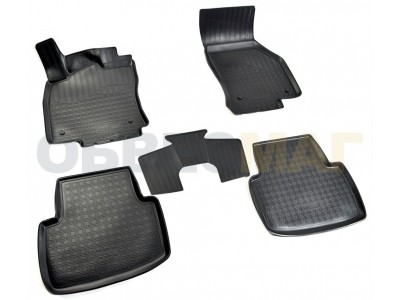 Коврики в салон Norplast полиуретан чёрные для Volkswagen Passat B8 № NPA11-C95-370