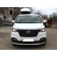 Защита переднего бампера одинарная d-53 Технотек для Hyundai H-1 Starex 2017 – н.в.