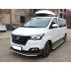 Защита переднего бампера одинарная d-53 Технотек для Hyundai H-1 Starex 2017 – н.в.