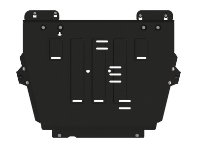 Защита топливного бака (2 мм, сталь) для Geely Tugella 2020-н.в. (V = 2.0 AT 4WD) №28.5226