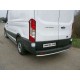 Порог с площадкой правый алюминиевый лист 42 мм ТСС для Ford Transit 2014-2021