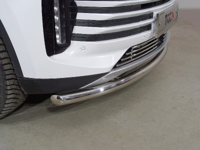 Защита передняя нижняя 60,3 мм ТСС для Exeed TXL 1.6L Turbo 4WD 2021 – н.в. 