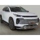 Защита передняя нижняя (двойная) 60,3/42,4 мм ТСС для Exeed TXL 1.6L Turbo 4WD 2021 – н.в. 