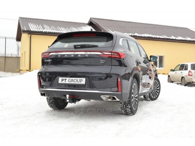 Фаркоп для Exeed TXL 2021-н.в. съемное крепление шара под американский квадрат