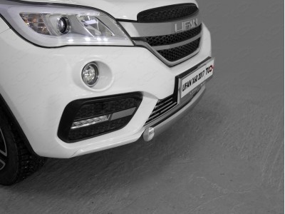 Накладка решетки радиатора 16 мм ТСС для Lifan X60 2016-2021
