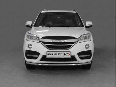 Защита переднего бампера 42 мм для Lifan X60 № LIFX6017-09