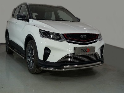 Защита передняя двойная 42-42 мм для Geely Coolray № GEELCOOL20-23