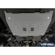 Защита картера + комплект крепежа Rival, Алюминий для Changan CS75 Plus, V-1.5, АКПП, 2023-н.в., бензин