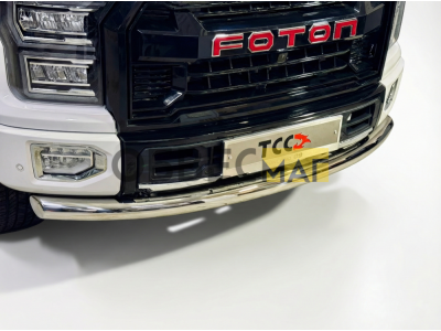 Защита передняя нижняя 76,1 мм для Foton Tunland G9 2.0 Diesel АКПП 4WD 2021-н.в.